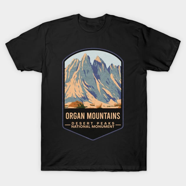 Organ Mountains Desert Peaks National Monument T-Shirt by JordanHolmes